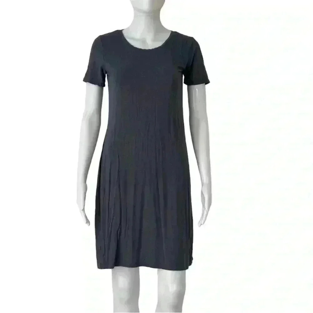 Daily Ritual Women's Jersey Standard-Fit Short-Sleeve Scoopneck Dress
